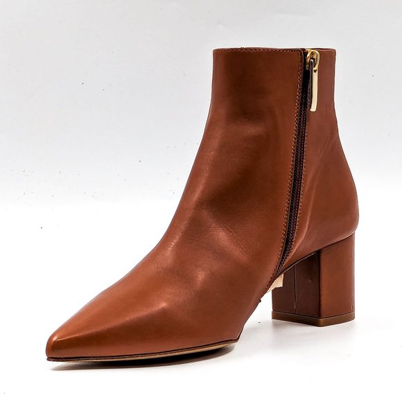 L'Agence Women Jeannie II Pointed Toe Brown Leather boots size 8US EUR 38.5 - Picture 7 of 11